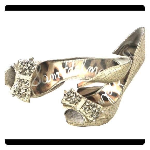 🎉 HP 🎉 NEW in Box SAM EDELMAN LORNA HEELS SIZE 8 - Picture 3 of 8